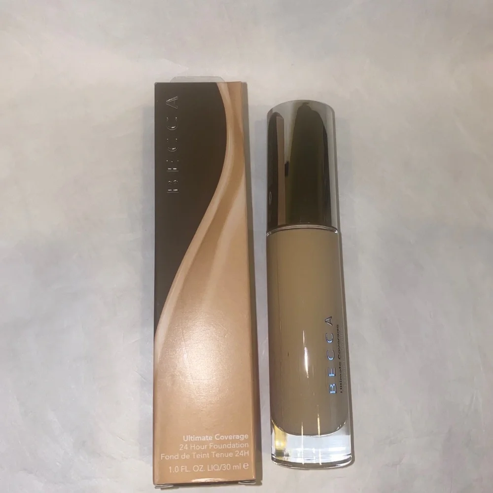 BECCA Shell 1W1 Ultimate Coverage 24hr Foundation $44 1oz